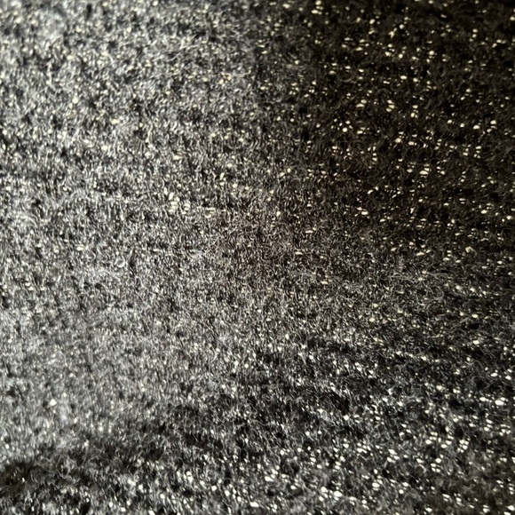 Code x Mode Charcoal gray V-Neck Boucle Knit Cardigan Sweater, size XS - Picture 12 of 16